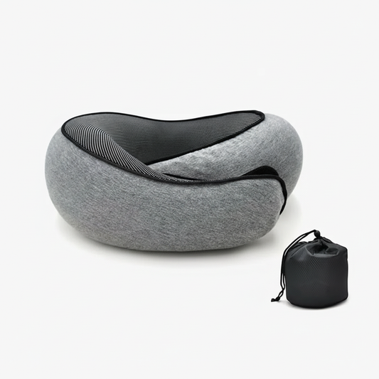 Experience Ultimate Comfort with Our Adjustable Memory Foam U-Shaped Travel Neck Pillow - Perfect for On-the-Go Relaxation!